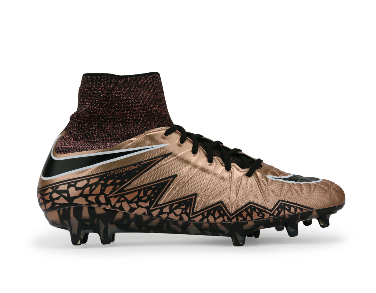 Nike Men's Hypervenom Phantom II FG Metallic Red Bronze/Green Glow/Black