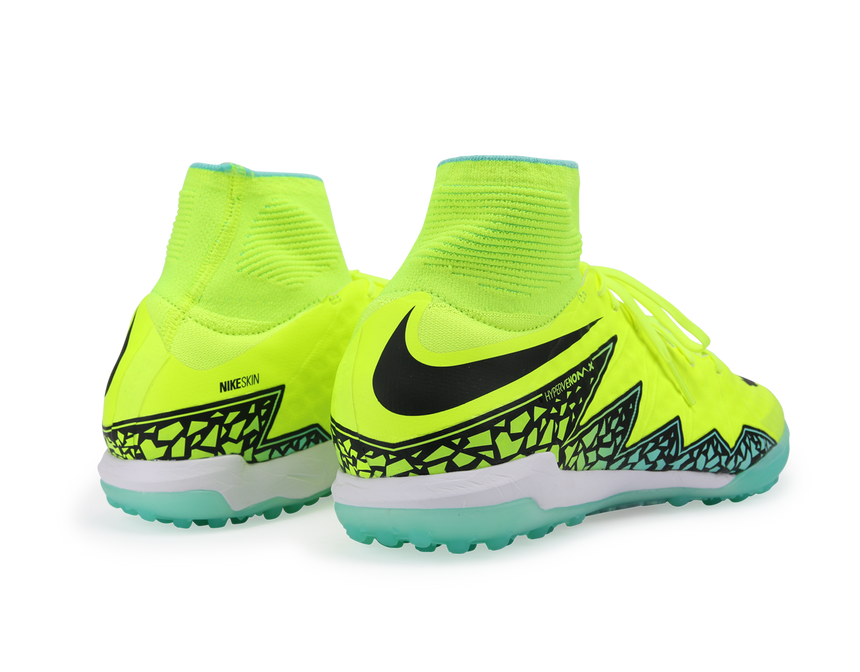 Nike Men's HypervenomX Proximo Turf Soccer Shoes Volt/Black/Black