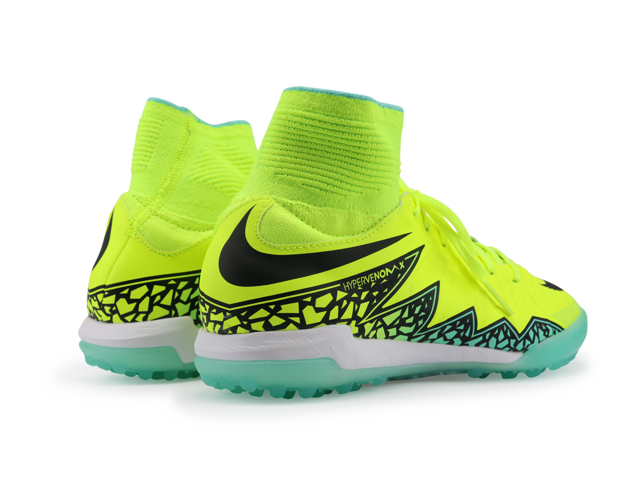 Nike Kids HypervenomX Proximo Turf Soccer Shoes Volt/Black
