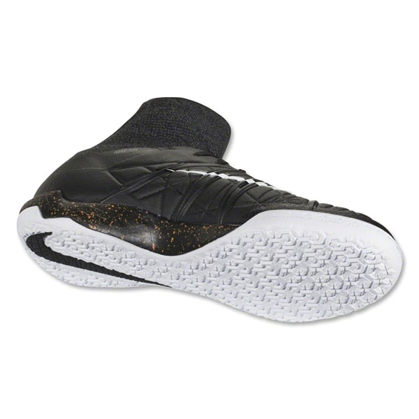 Nike Men's HypervenomX Proximo Street Indoor Soccer Shoes Black/Total Orange/White