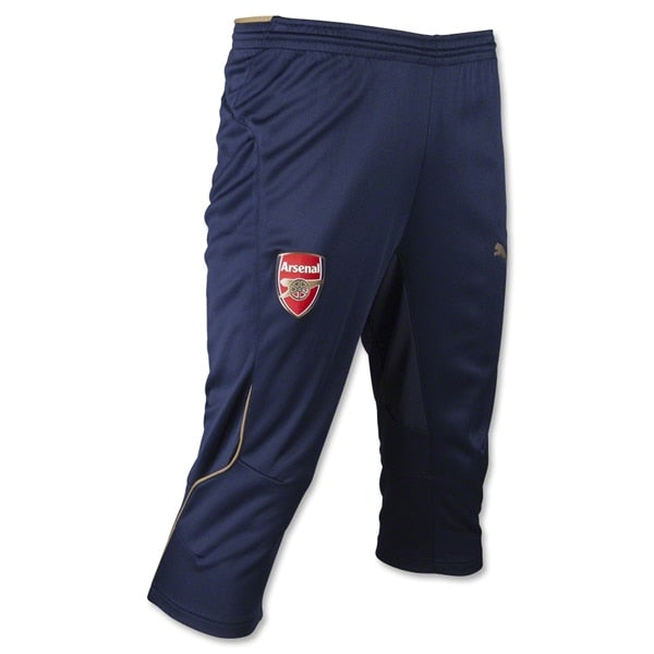 PUMA Men's 15/16 Arsenal FC 3/4 Training Pants Black Iris/Victory Gold