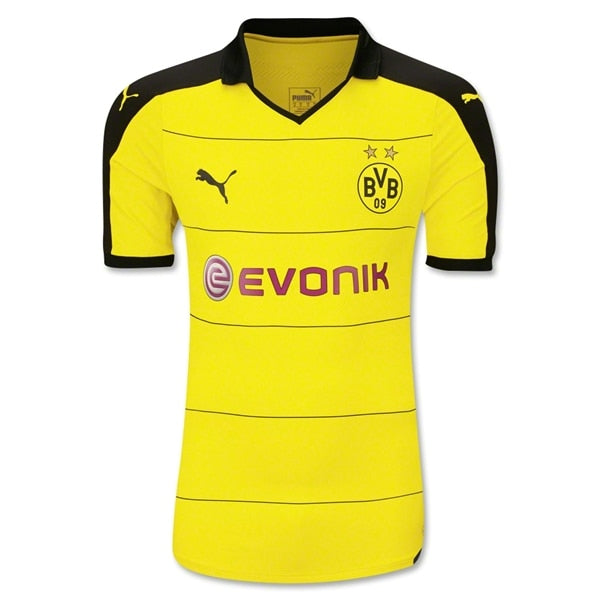 PUMA Kids Borussia Dortmund 15/16 Home Jersey Yellow