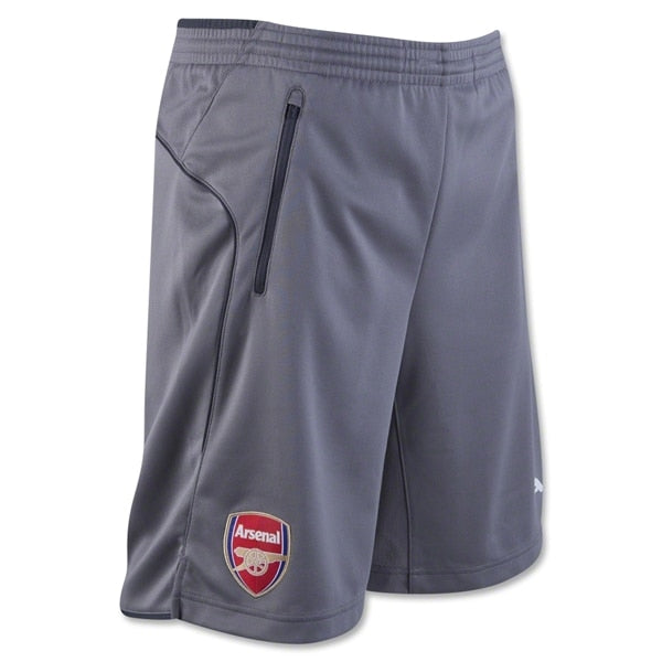 PUMA Men's Arsenal FC Training Shorts Steel Gray/Ebony