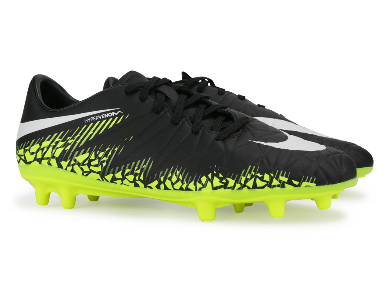 Nike Men's Hypervenom Phelon FG Black/Metallic Hema