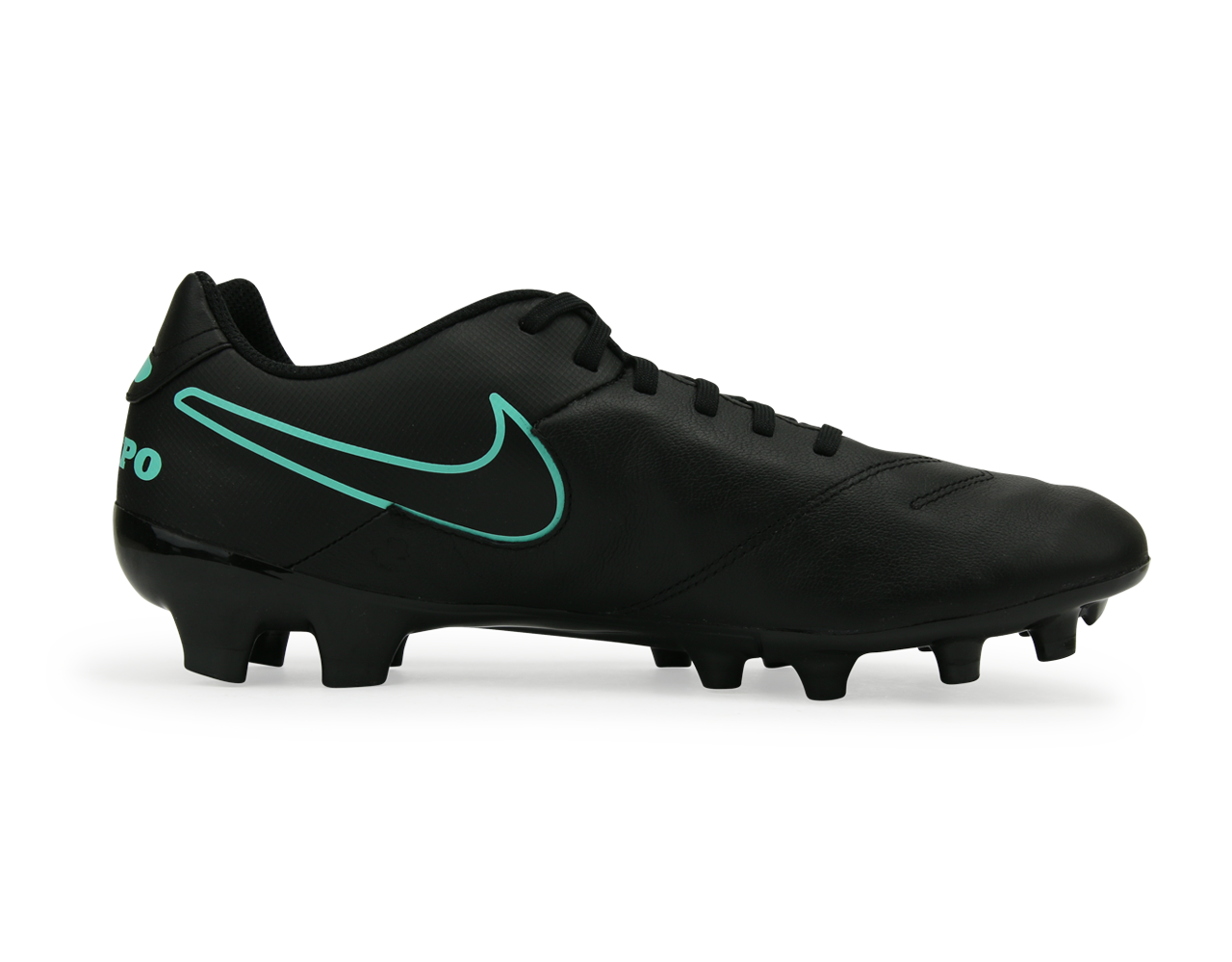 Nike Men's Tiempo Genio II FG Black/Hyper Turqouise