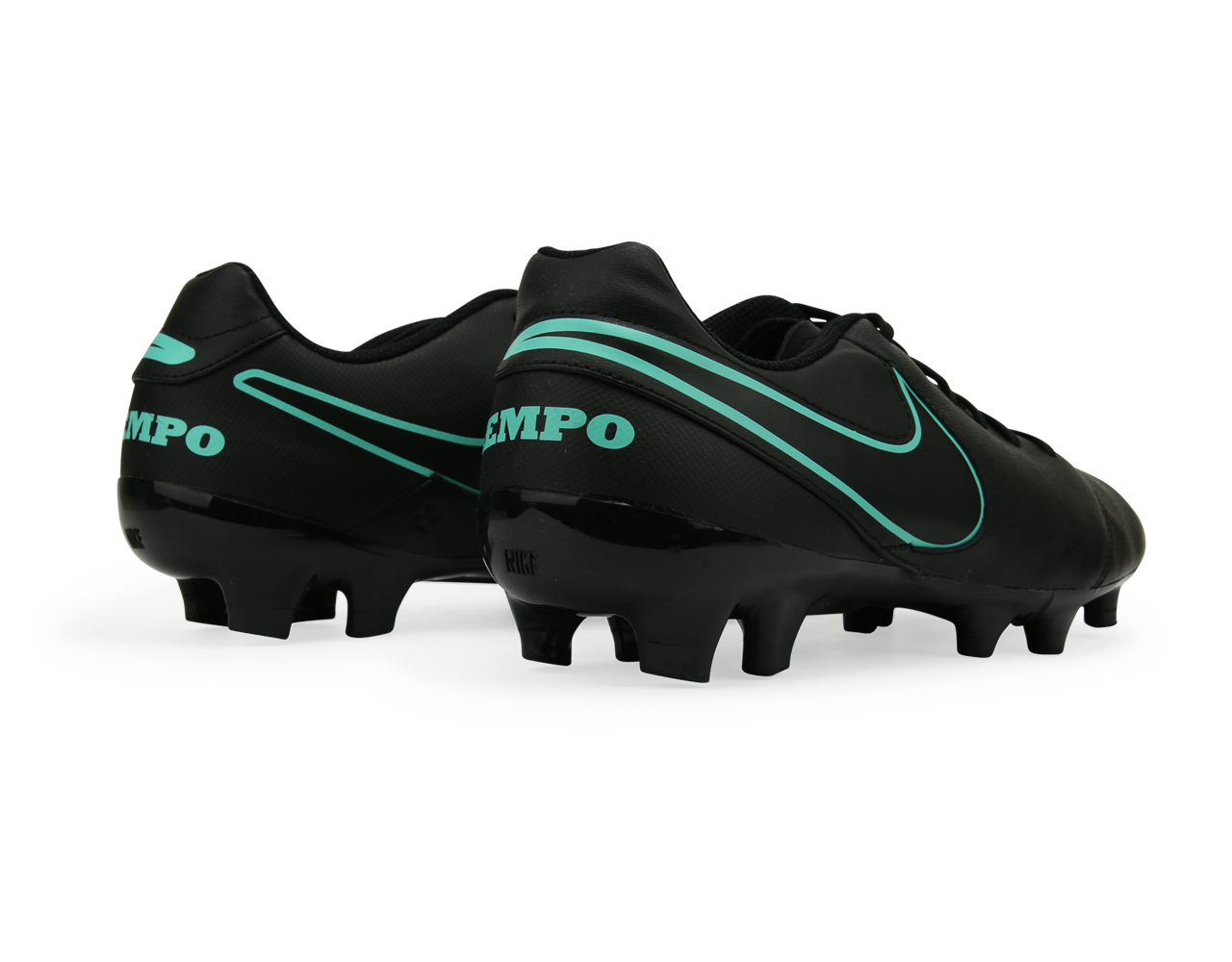 Nike Men's Tiempo Genio II FG Black/Hyper Turqouise