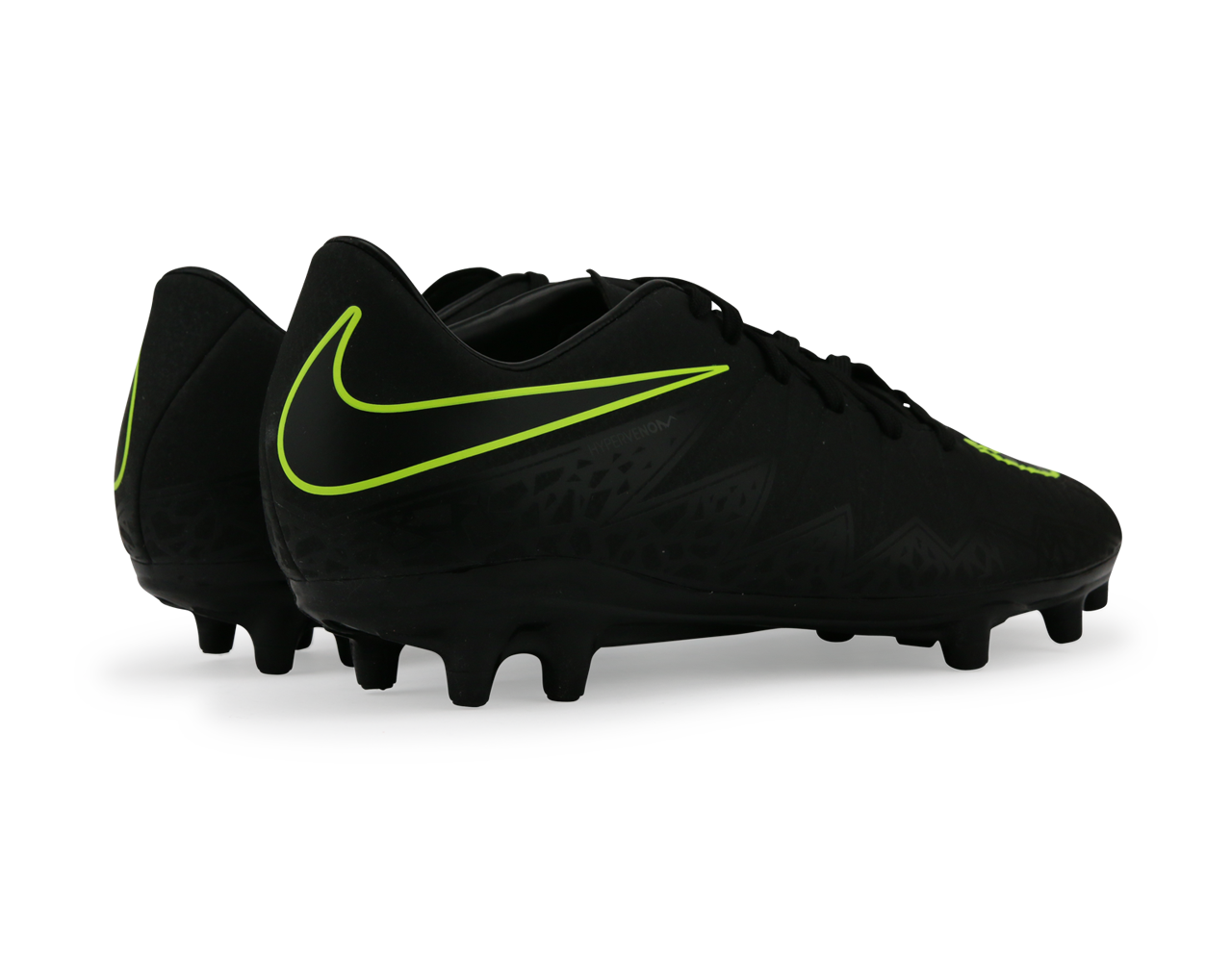 Nike Men's Hypervenom Phelon II FG Black/Black/Volt