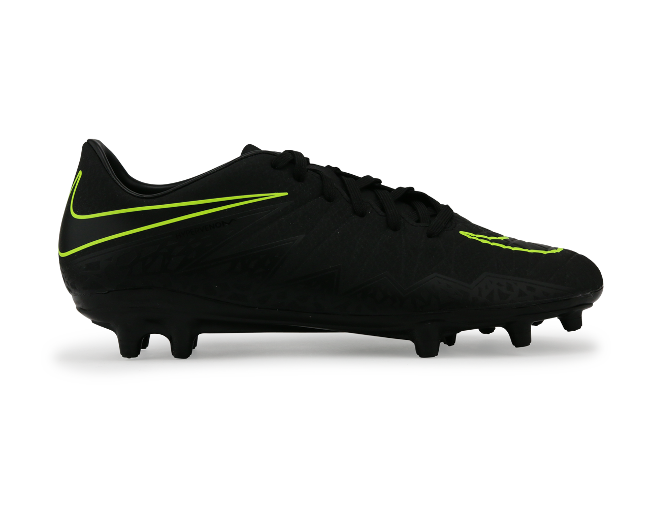 Nike Men's Hypervenom Phelon II FG Black/Black/Volt