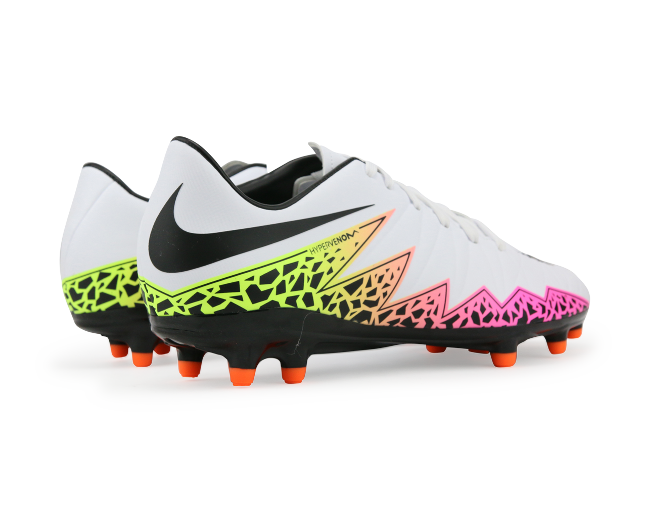 Nike Men's Hypervenom Phelon FG White/Black/Orange Total