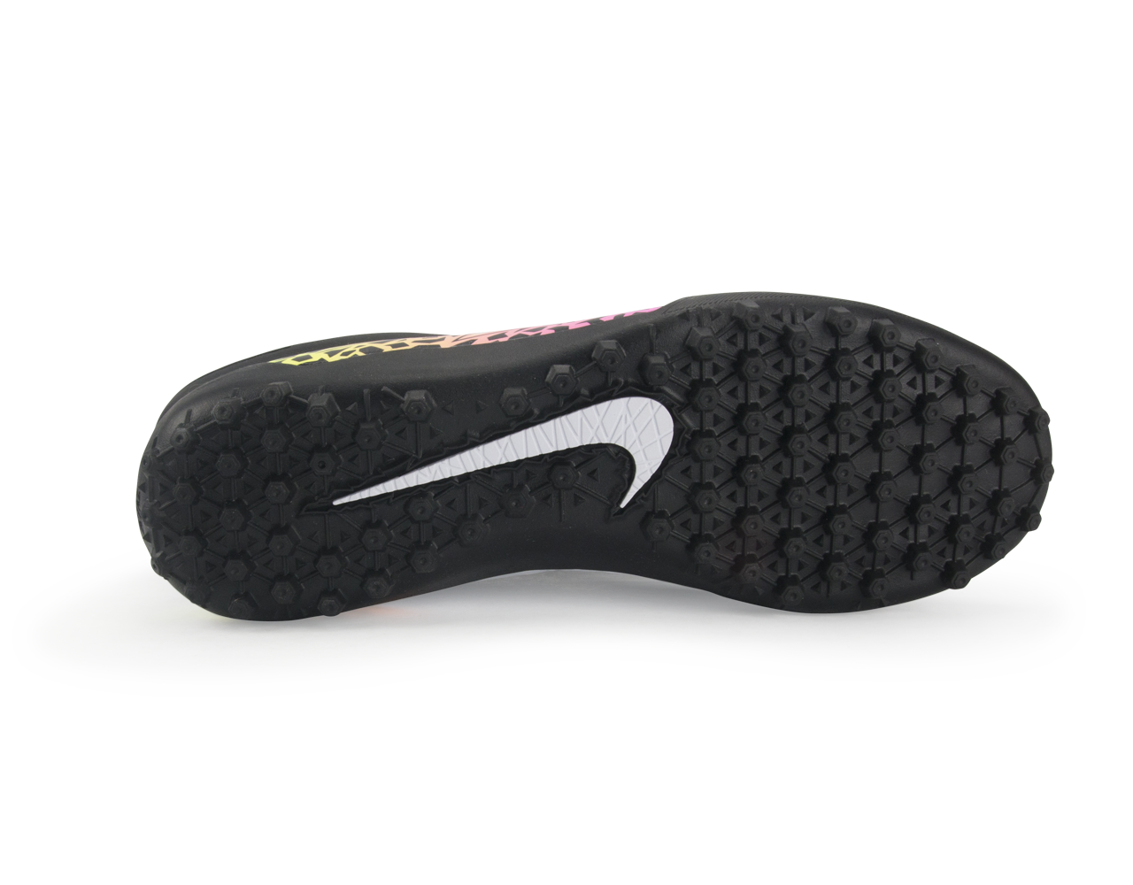 Nike Men's Hypervenom Phelon Turf Soccer Shoes White/Black/Total Orange/Volt