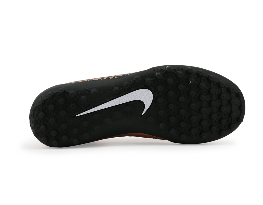 Nike Men's Hypervenom Phelon II Turf Soccer Shoes Metalic Red Bronz/Black Green/Glow White