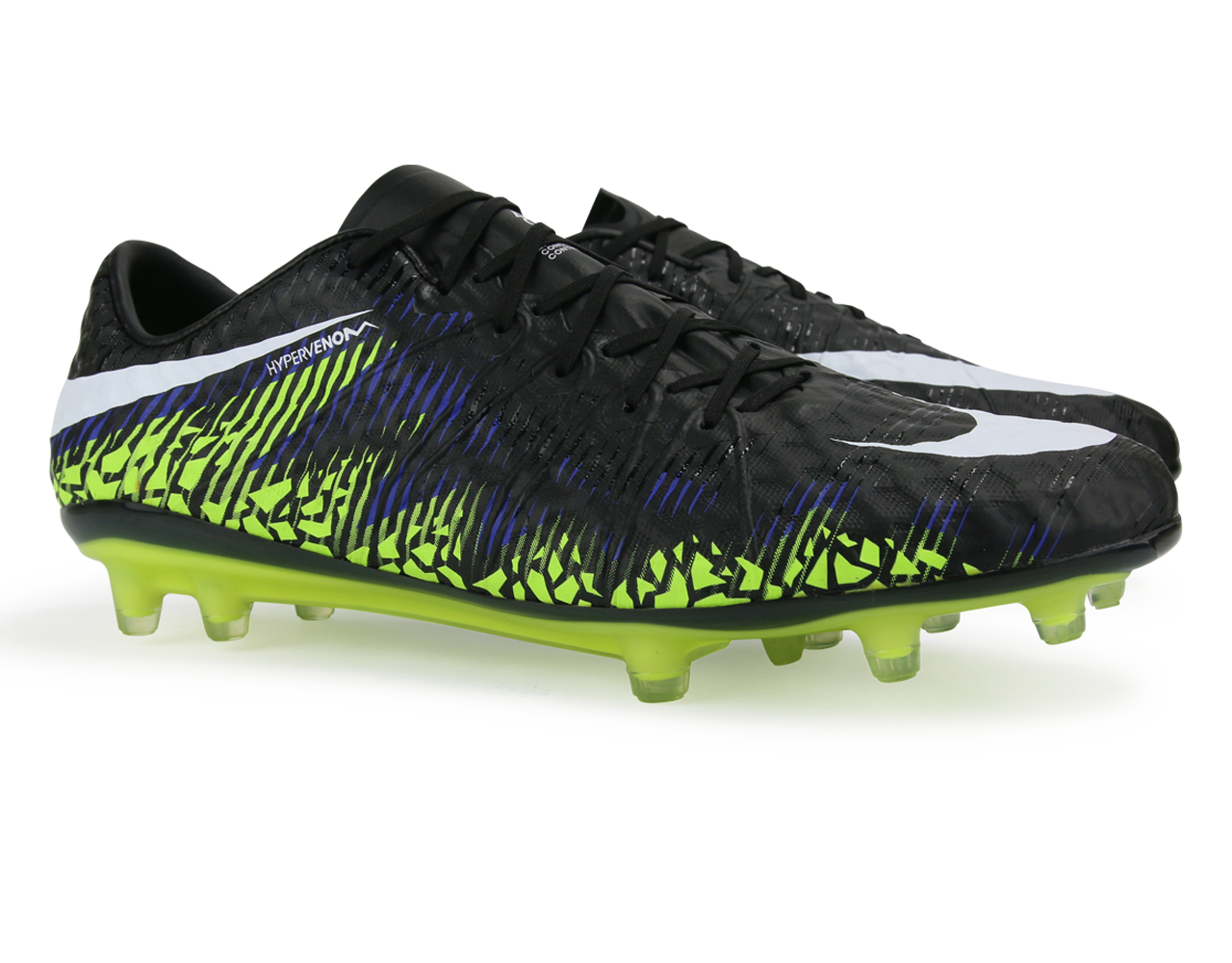 Nike Men's Hypervenom Phinish FG Black/Metalic Hema