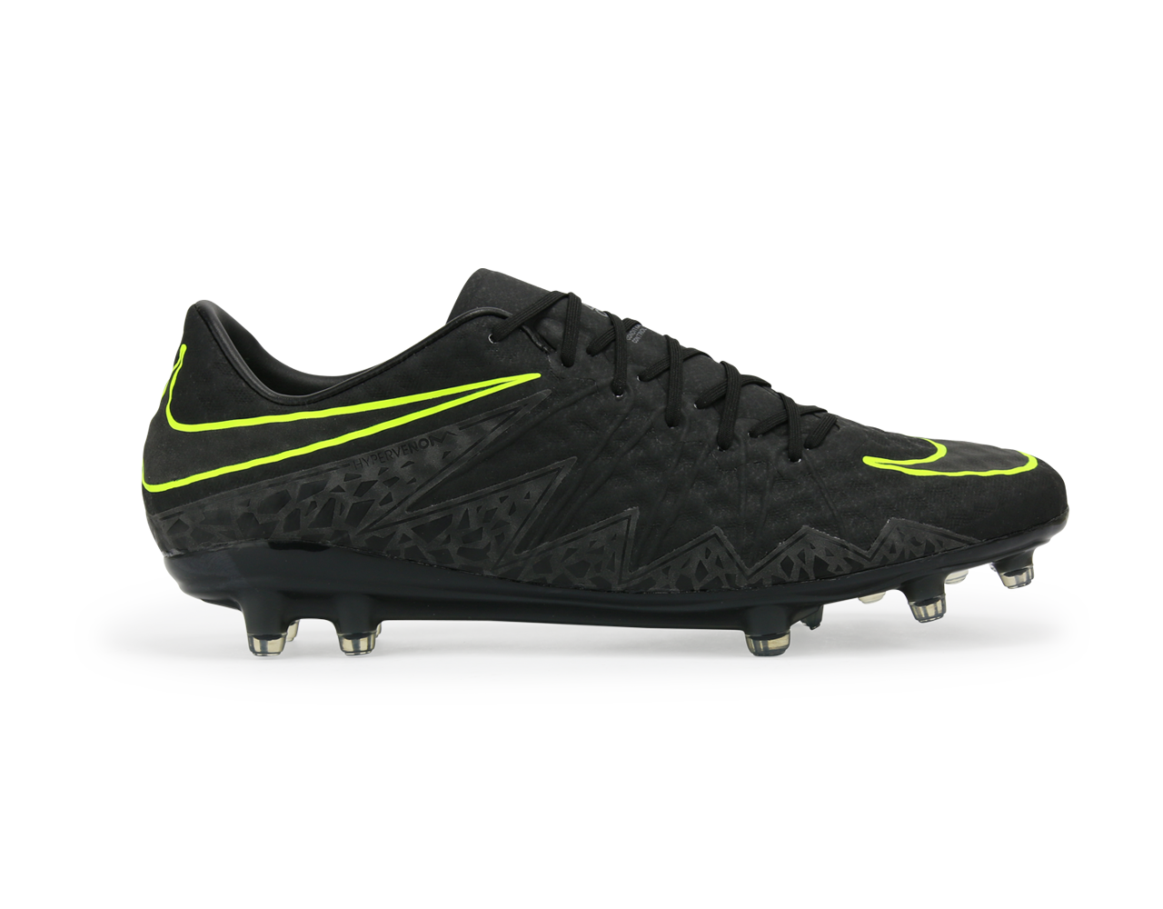 Nike Men's Hypervenom Phinish II FG Black/Black/Volt