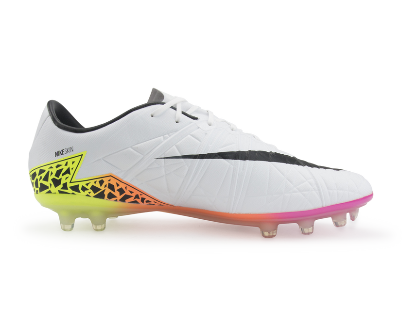 Nike Men's Hypervenom Phinish FG White/Black/Total Orange/Volt