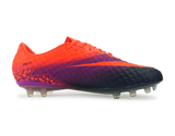Nike Men's Hypervenom Phinish FG Total Crimson/Obsidian/Vivid Purple