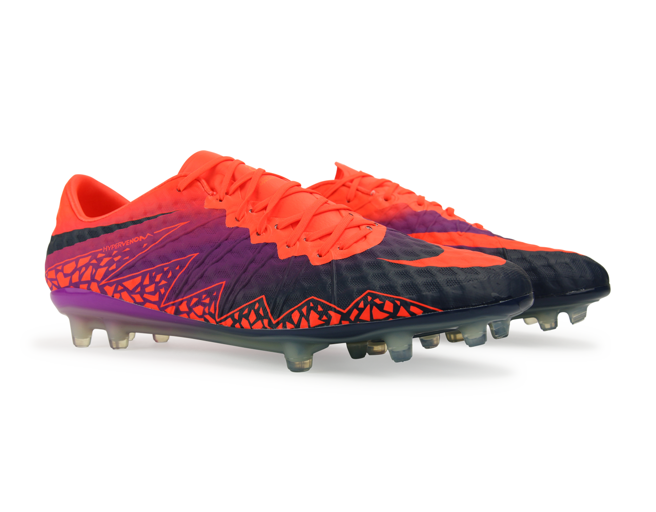 Nike Men's Hypervenom Phinish FG Total Crimson/Obsidian/Vivid Purple