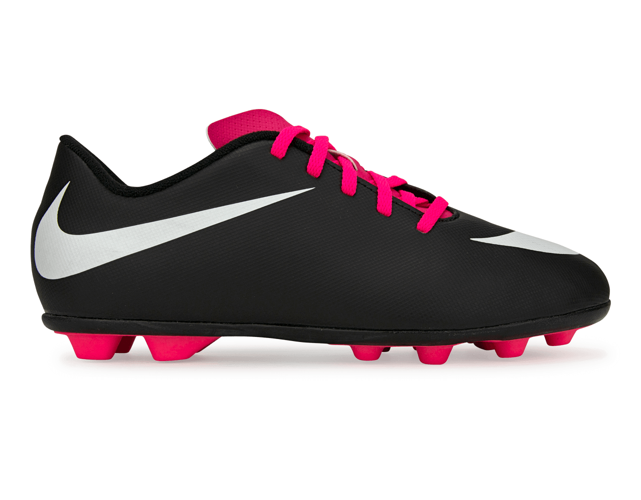 Nike Kids Bravata FG-R Black/White/Pink Flash