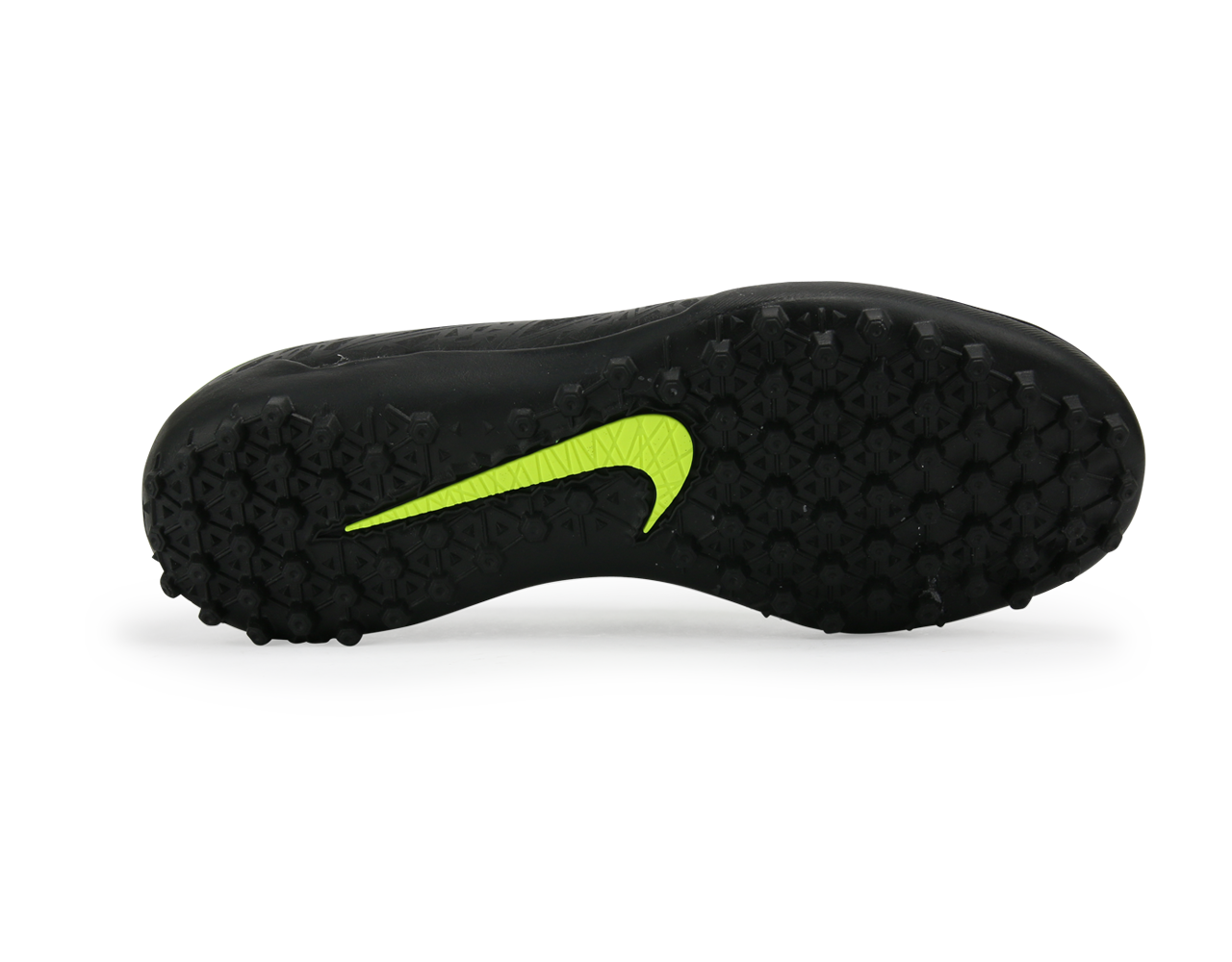Nike Kids Hypervenom Phelon II Turf Soccer Shoes Black/Black/Volt