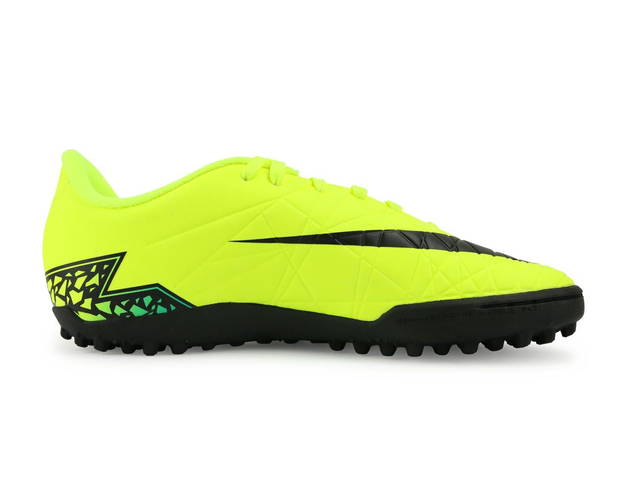 Nike Kids Hypervenom Phelon II Turf Soccer Shoes Volt/Black/Hyper Turquoise