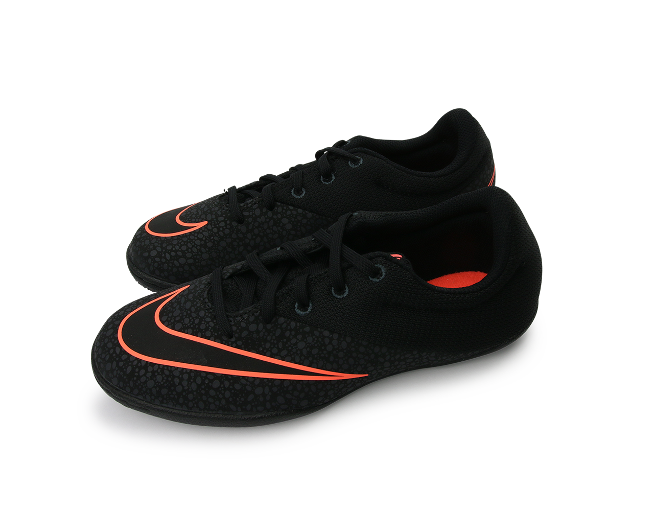 Nike Kids MercurialX Pro Indoor Soccer Shoes Black/Anthracite/Bright Mango