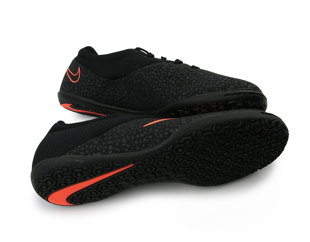 Nike Kids MercurialX Pro Indoor Soccer Shoes Black/Anthracite/Bright Mango