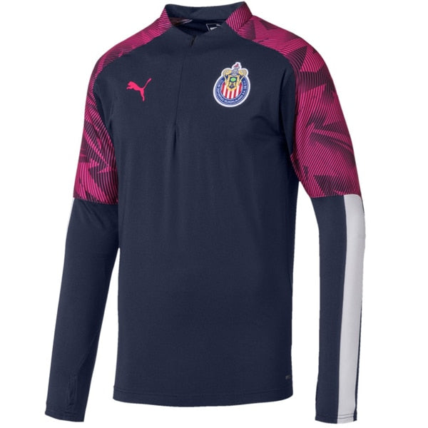puma-mens-chivas-de-guadalajara-19-20-1-4-training-top-blue front