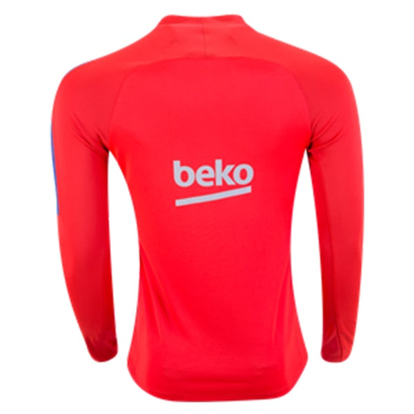 Nike Men's FC Barcelona Drill Top Bright Crimson/Game Royal