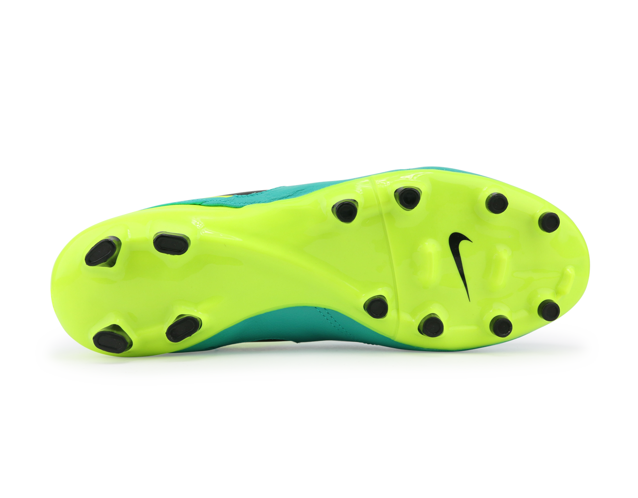 Nike Men's Tiempo Genio Leather FG Clear Jade/Black/Volt