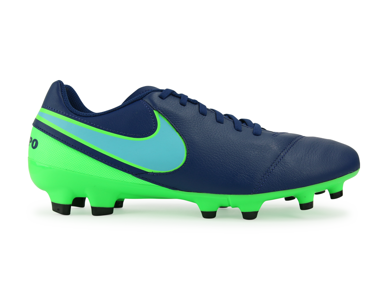 Nike Men's Tiempo Genio II FG Coastal Blue/Polarized Blue/Rage Green