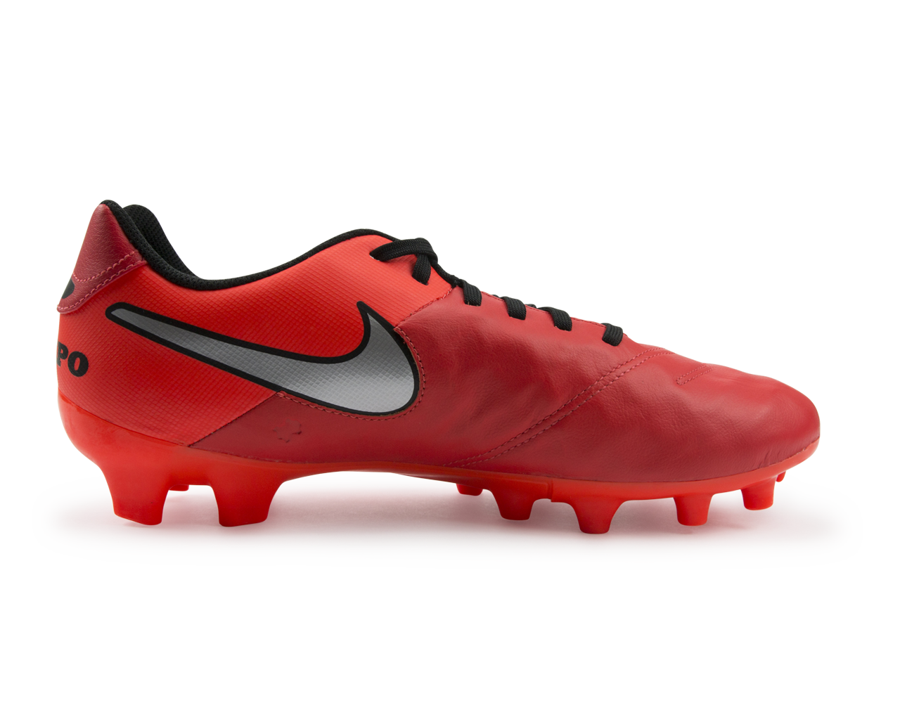 Nike Men's Tiempo Genio Leather FG Light Crimson/Metallic Silver/Total Crimson