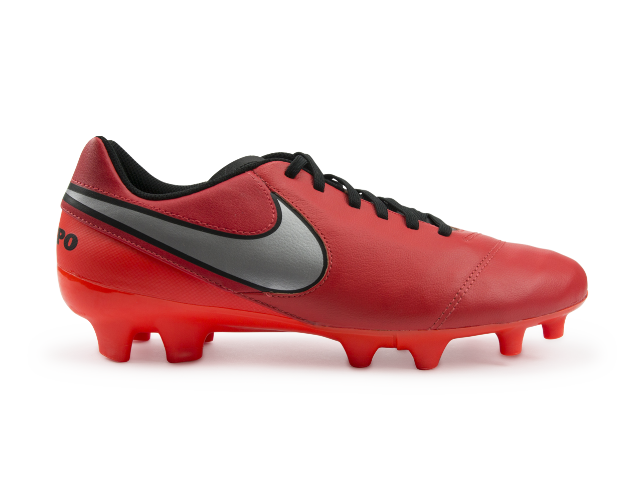 Nike Men's Tiempo Genio Leather FG Light Crimson/Metallic Silver/Total Crimson