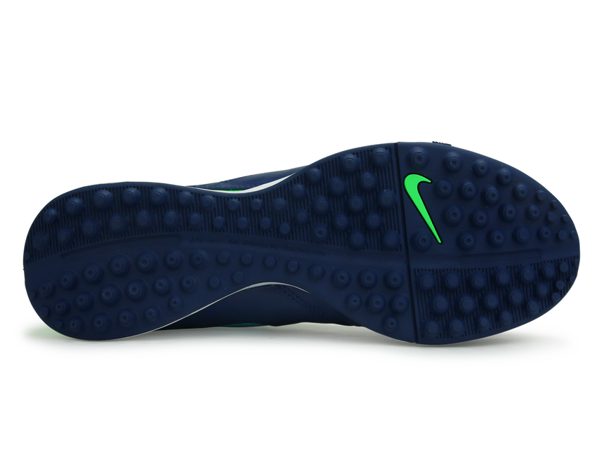 Nike Men's TiempoX Genio II Turf Shoes Costal Blue/Polarized Blue/Rage Green