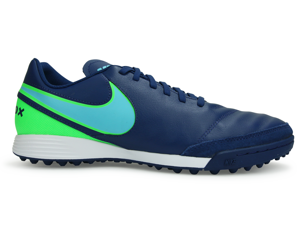 Nike Men's TiempoX Genio II Turf Shoes Costal Blue/Polarized Blue/Rage Green