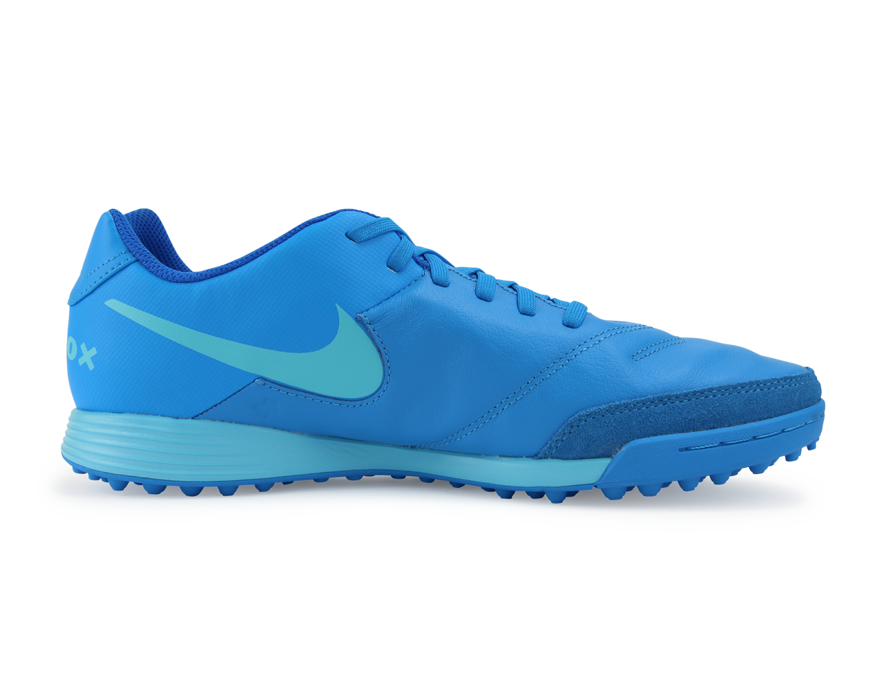 Nike Men's Tiempo Genio II Turf Soccer Shoes Blue Glow/Polarized Blue/Soar