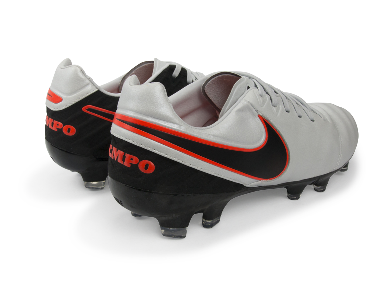 Nike Men's Tiempo Legacy II FG Pure Platinum/Black/Hyper Orange