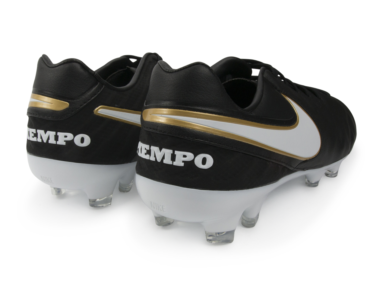 Nike Men's Tiempo Legacy II FG Black/White/Mettallic Gold