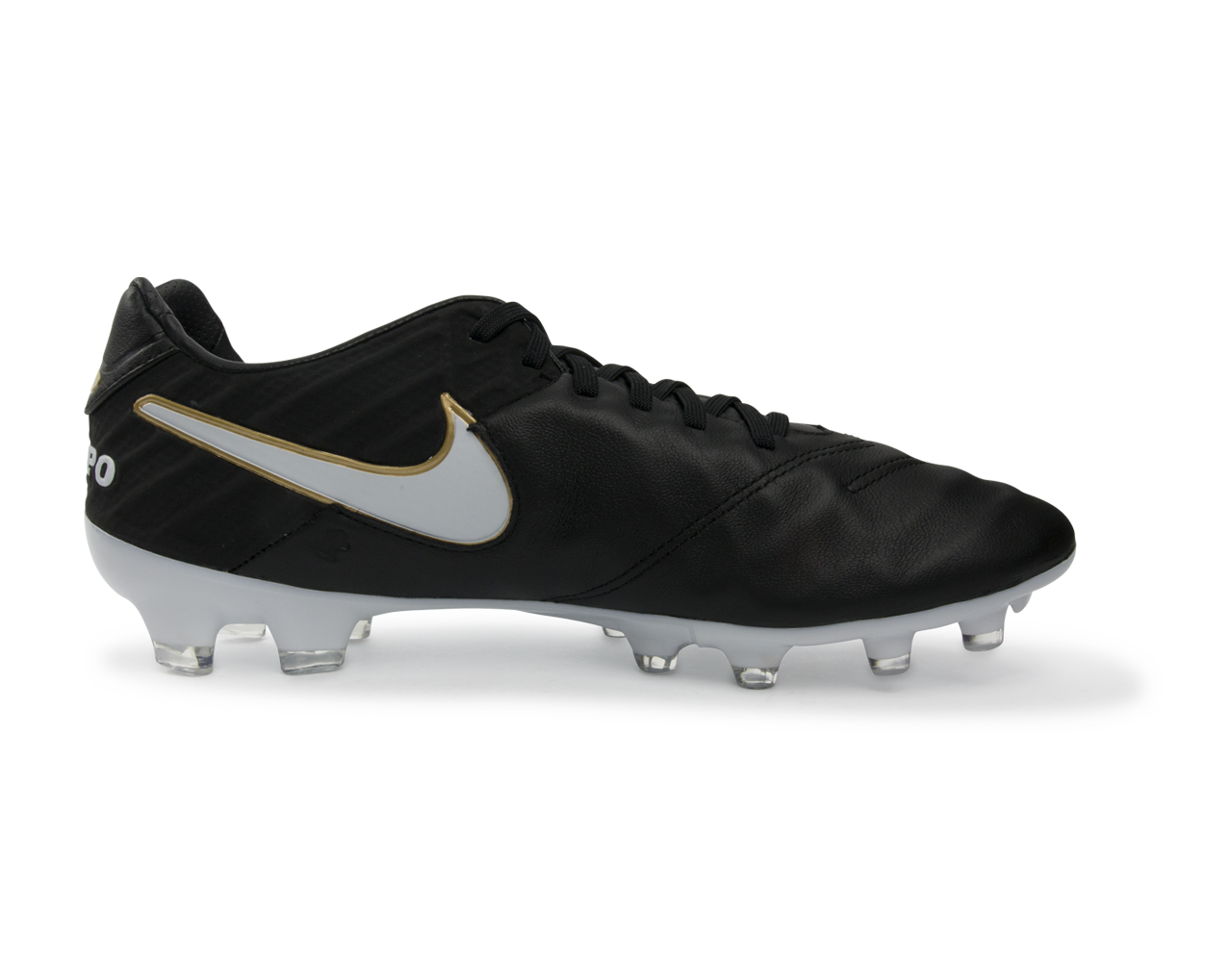 Nike Men's Tiempo Legacy II FG Black/White/Mettallic Gold
