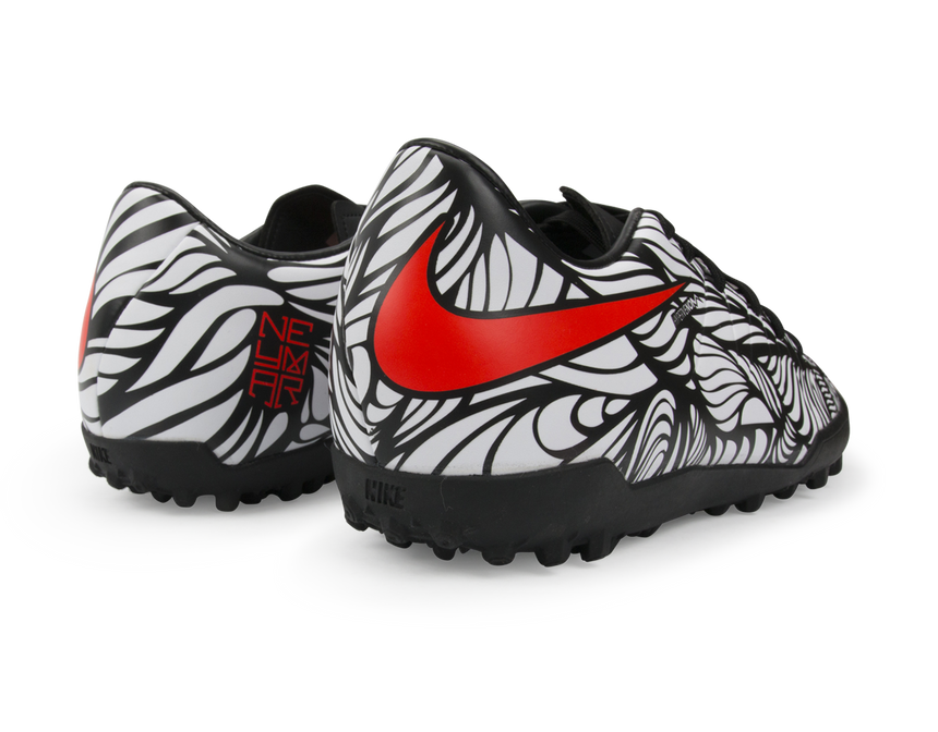 Nike Men's Hypervenom Phelon II NJR Turf Soccer Shoes Black/Bright Crimson/White