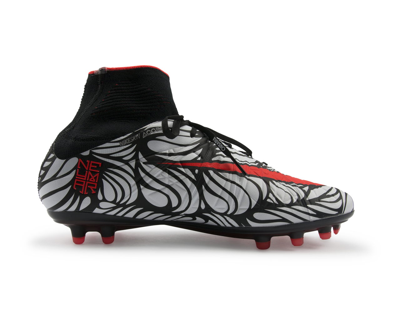 Nike Men's Hypervenom Phantom II NJR FG Black/Bright Crimson/White