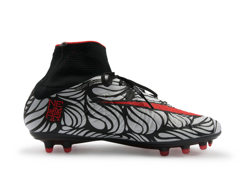 Nike Men's Hypervenom Phantom II NJR FG Black/Bright Crimson/White