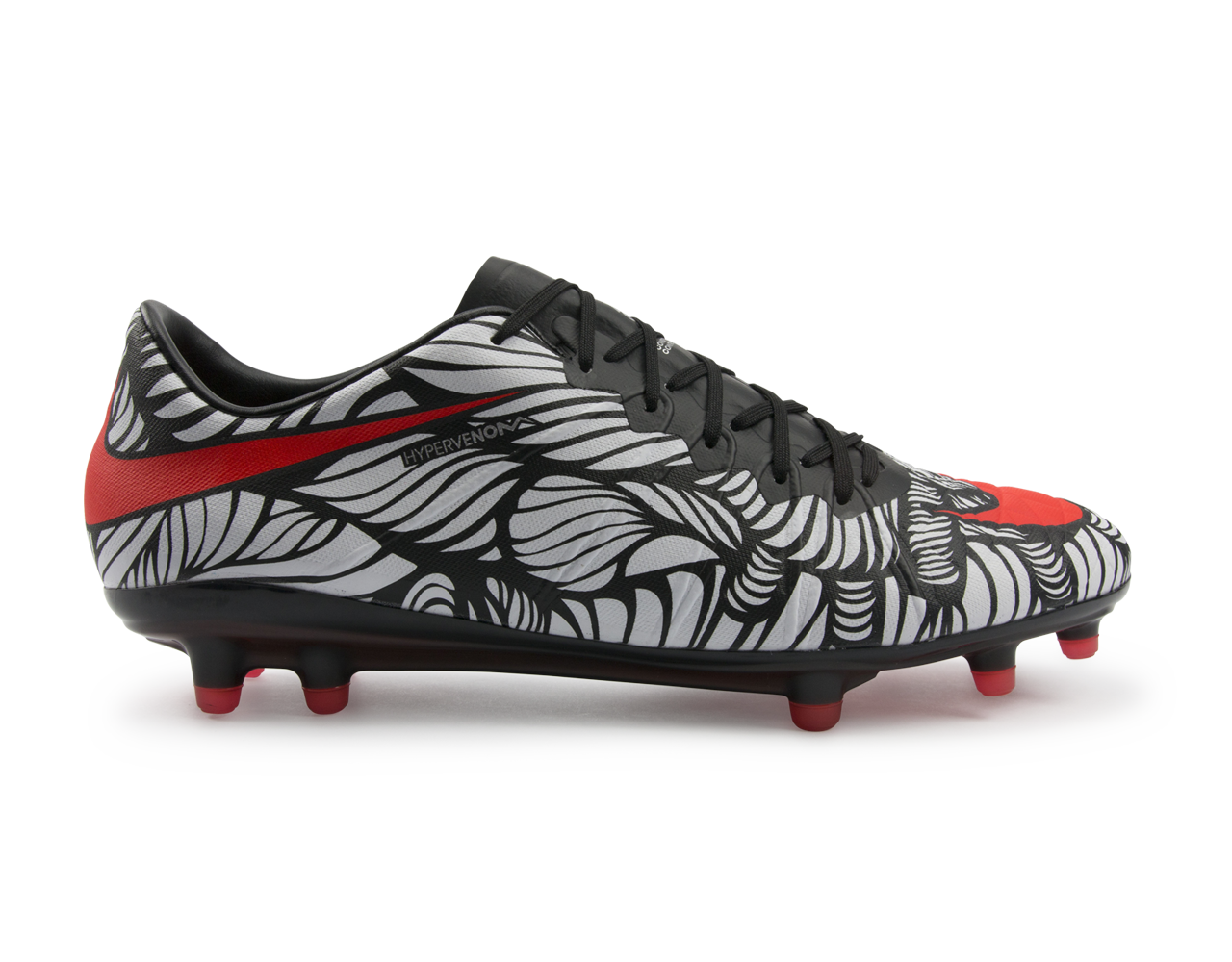Nike Men's Hypervenom Phinish NJR FG Black/Bright Crimson/White