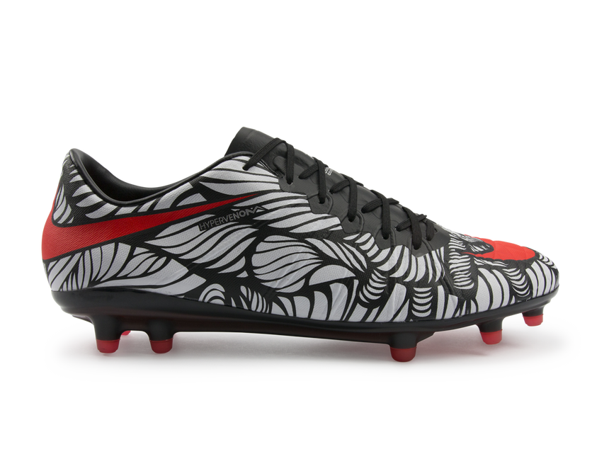 Nike Men's Hypervenom Phinish NJR FG Black/Bright Crimson/White