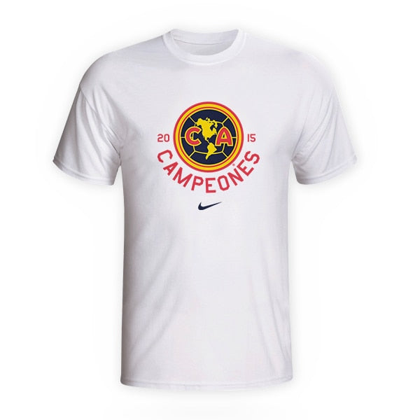 Nike Men's Club America Concacaf 2015 Championship Tee White