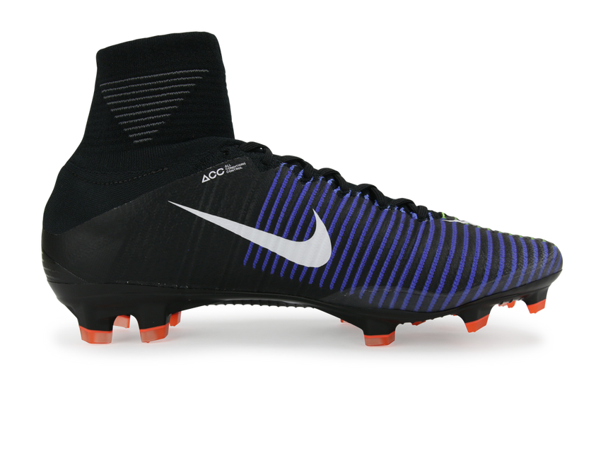 Nike Men's Mercurial Superfly V FG Black/White/Electric Green