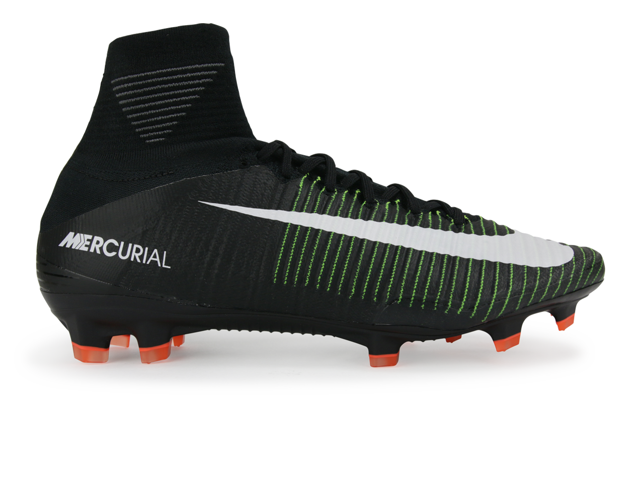Nike Men's Mercurial Superfly V FG Black/White/Electric Green
