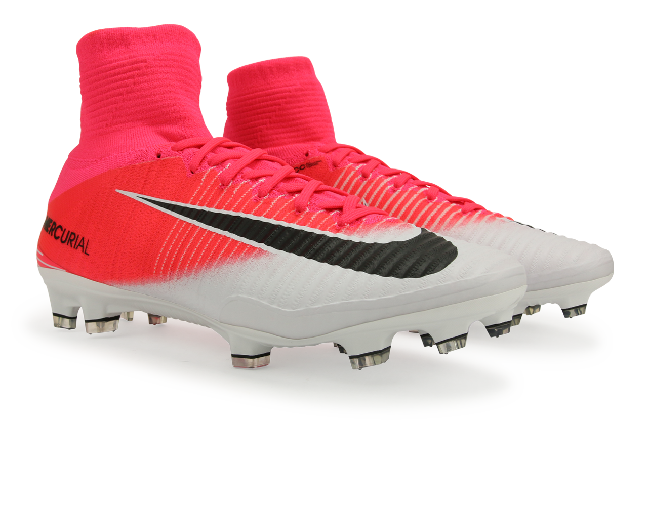 Nike Men's Mercurial Superfly V FG Racer Pink/Black/White