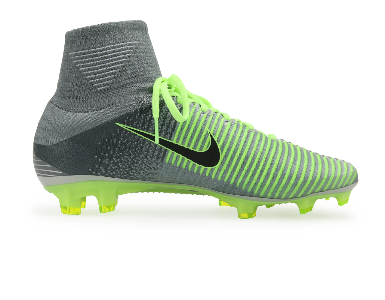 Nike Men's Mercurial Superfly V FG Pure Platinum/Black/Ghost Green