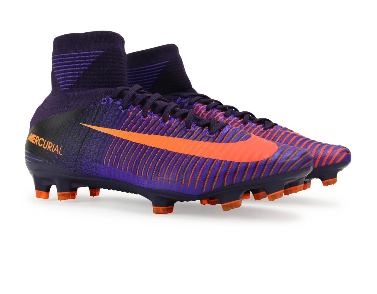Nike Men's Mercurial Superfly V FG Purple Dynasty/Bright Citrus/Hyper Grape