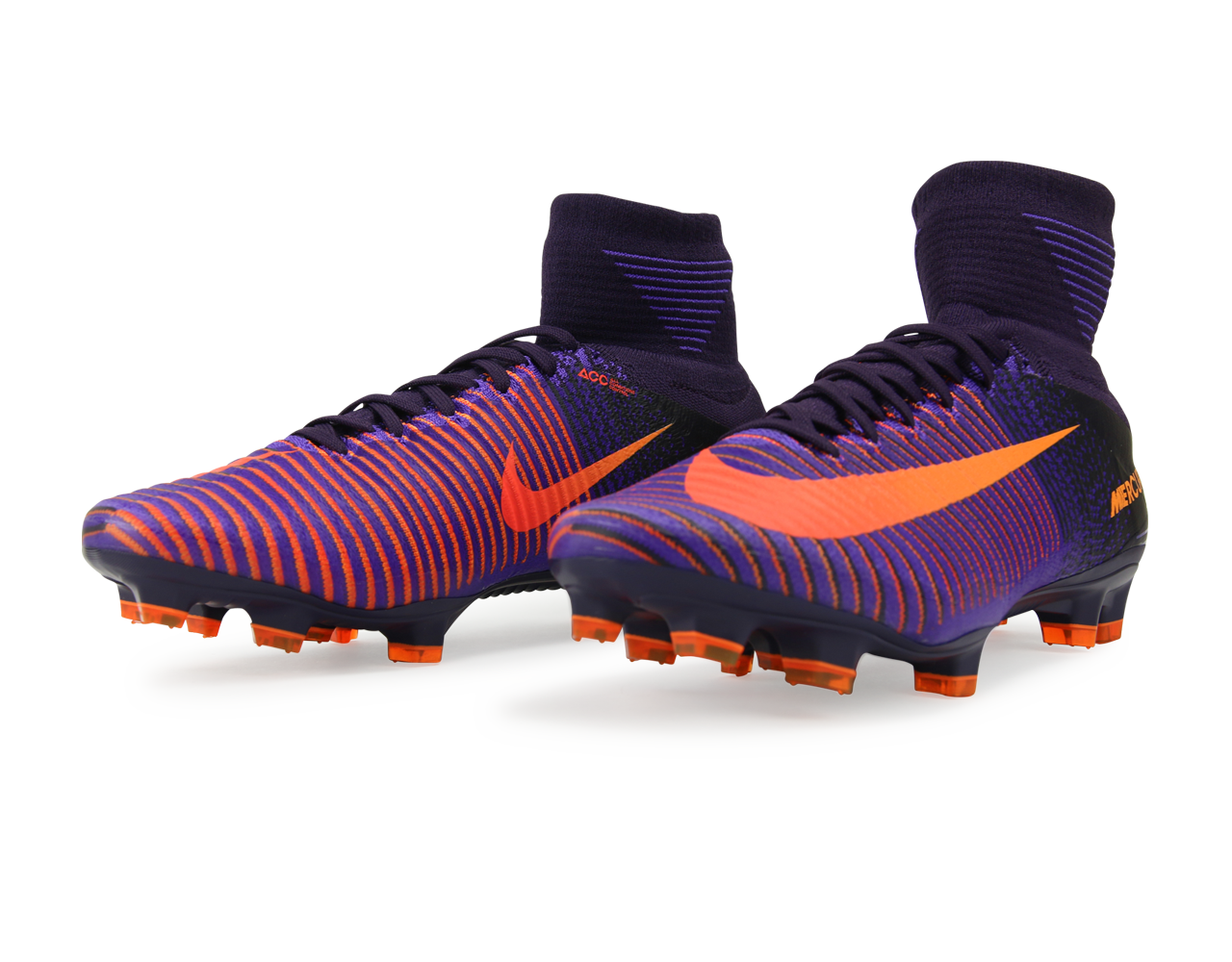 Nike Men's Mercurial Superfly V FG Purple Dynasty/Bright Citrus/Hyper Grape