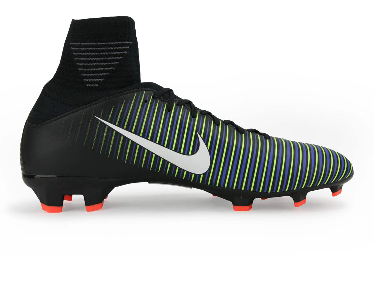 Nike Kids Mercurial Superfly V FG Black/White/Electric Green